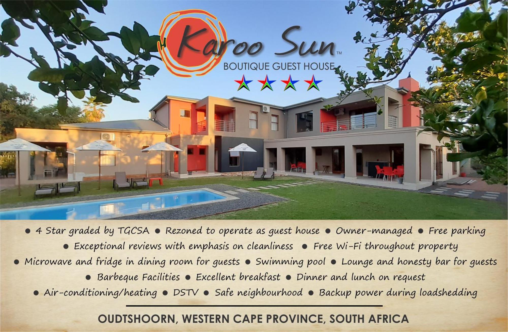 Karoo Sun Boutique Guest House Oudtshoorn Exterior photo